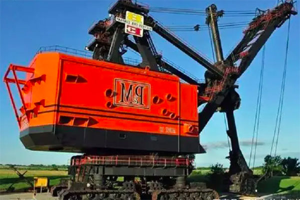 世界上最大的电铲挖掘机